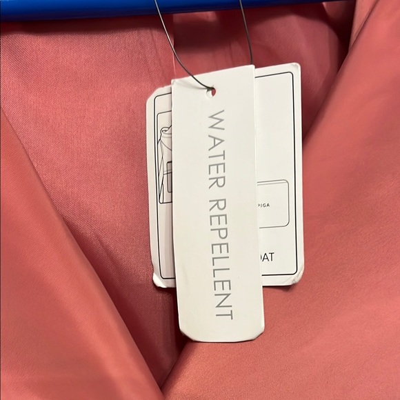 Via Spiga Packable Pink Trench Raincoat with Belted Waist - Picture 3 of 16